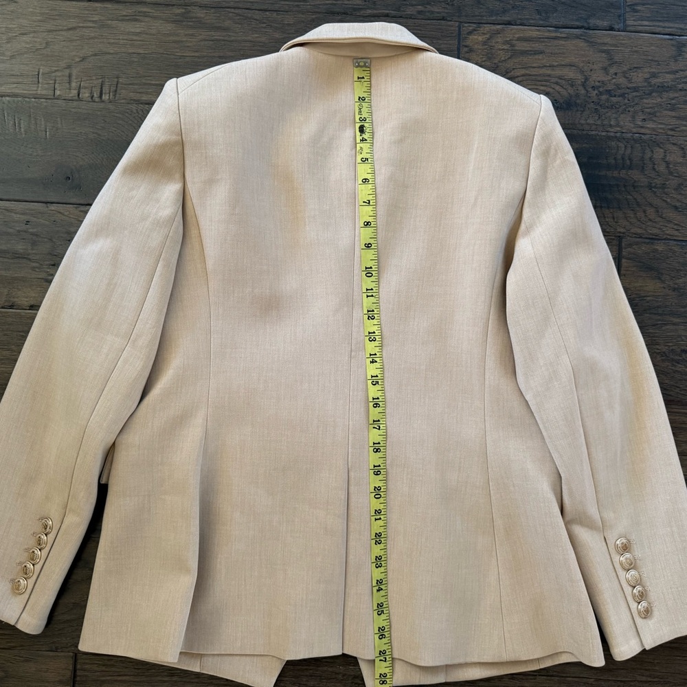 SOLD Veronica Beard Miller Dickey Blazer Crest Button Double-Breasted Size 16 - Picture 8 of 8